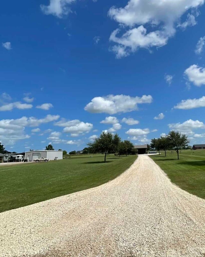 gravel driveway