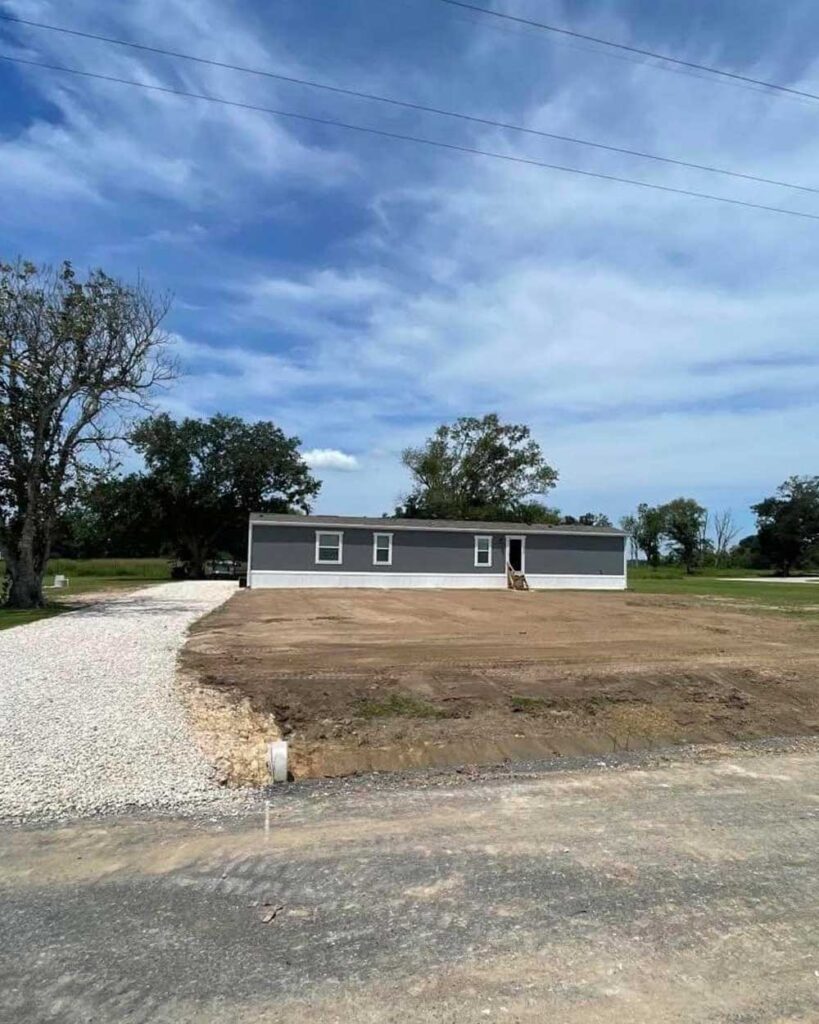 trailer pads mobile home foundations